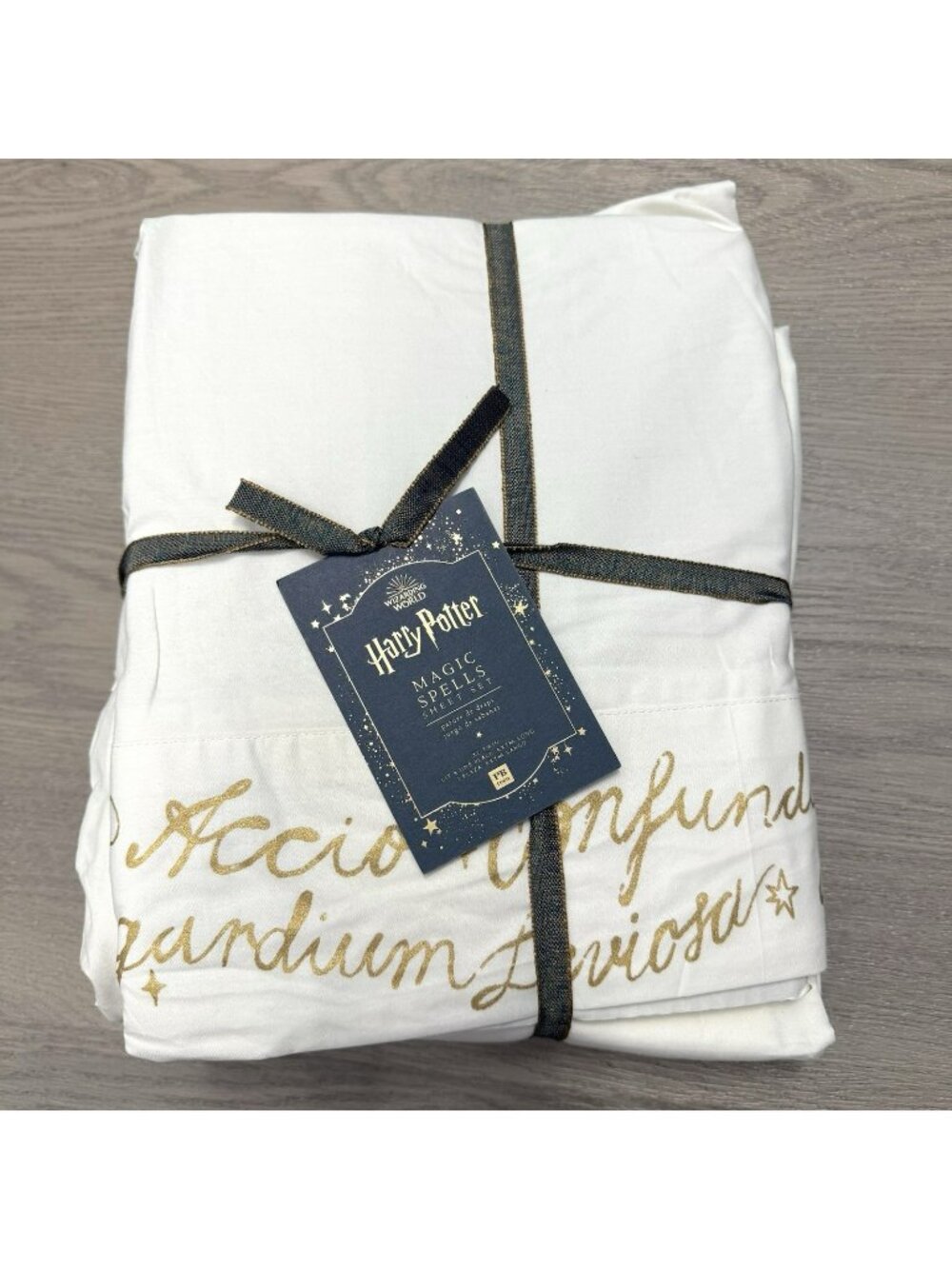 Harry Potter Pottery Barn Teen Magic Spells Sheet Set Twin XL NWT NEW DORM